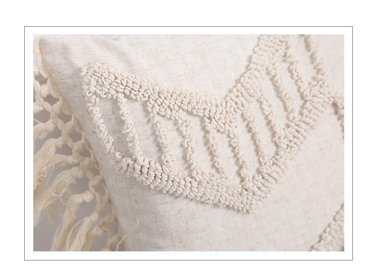 Y&D Premium Quality Comfortable Macrame Cushion Cover Pillow Cases for Home Decoration - Image 5